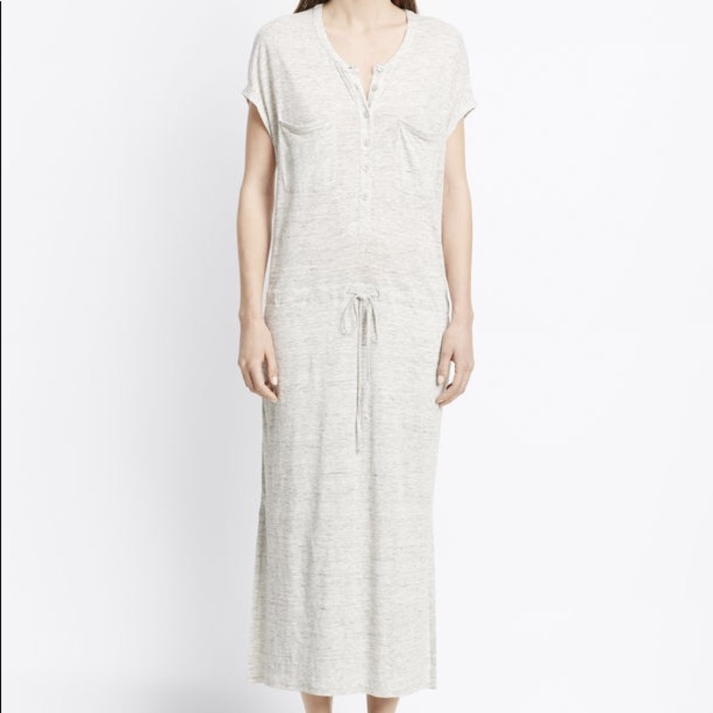 Vince linen maxi dress